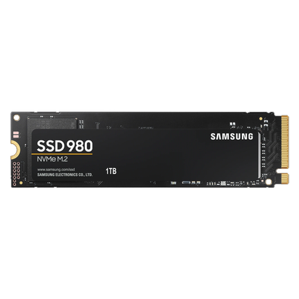 Памет Solid State Drive PCle 3.0 NVMe Samsung 980 - 1000GB, Капацитет: 1000GB Памет за съхранение: Samsung V-NAND 3-bit MLC Размер: 80.15 x 22.15 x 2.38 (мм) Интерфейс: PCIe Gen 3.0 x4, NVMe 1.4 Скорост на четене: до 3500 МB/sec. Скорост на запис: 3000 МB/sec. Гаранция: 5-годишна ограничена гаранция или 400 TBW