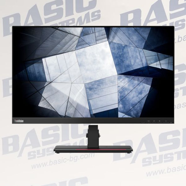 Monitor with abstract design on screen against a branded background
Lenovo ThinkVision P24q-20 Monitor vtora upotreba - (2560 x 1440; IPS - matritsa; HDMI
