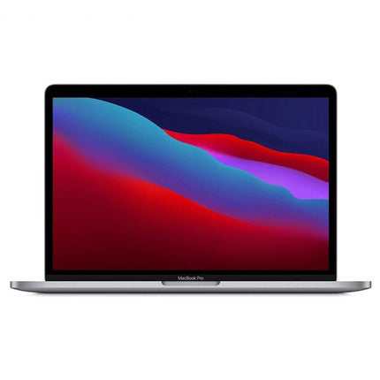 MacBook Pro laptop Apple MacBook Pro 13.3-Inch A2338 Laptop vtora upotreba  M1 - 8 cores with colorful display on a white background