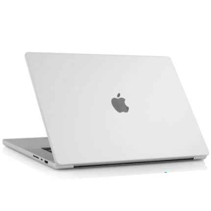 A silver aluminum protective skin or case on a laptop, shown with the Apple logo visible on the back of the lid, set against a plain white background.
Apple MacBook Pro 16.2-Inch A2485 - CPU M1 Pro - 10 cores, 32GB RAM Laptop vtora upotreba