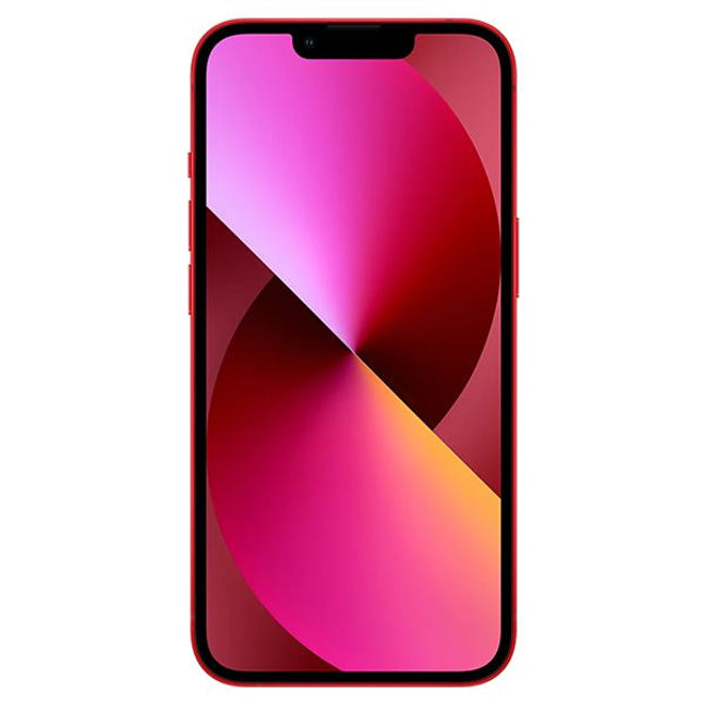 Apple iPhone 13 mini RED Smartfon vtora upotreba, 512GB s garantsia, 512GB s garantsia with a colorful display on a white background