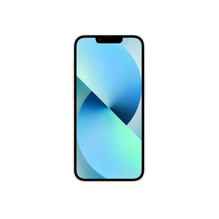 Apple iPhone 13 mini Starlight Smartfon vtora upotreba 128GB s garantsia with a gradient display on a white background