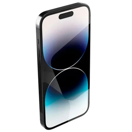 Apple iPhone 14 Pro Space Black Smartfon vtora upotreba, 256GB s garantsia with a reflective screen on a white background