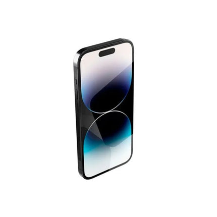 Apple iPhone 14 Pro Space Black Smartfon vtora upotreba, 256GB s garantsia with reflective screen on a white background