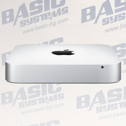 White electronic device with Apple logo on a light gray background with 'Basic Systems' branding.
Appple Mac mini 7.1 Late 2014 A1347 Kompyutar vtora upotreba