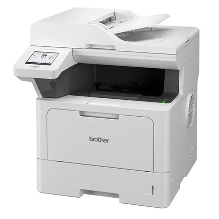 Brother DCP-L5510DW - Професионално мултифункционално лазерно устройство, монохромен печат - копиране, автоматично двустранно принтиране и цветно сканиране. Гигабитова, безжична 2.4GHz и 5GHz WiFi мрежа. Гаранция - 24 месеца.