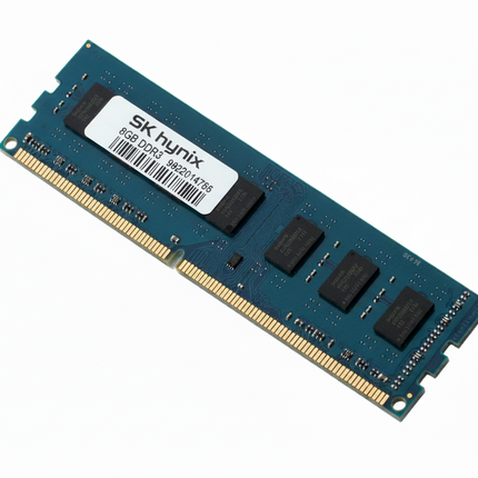 SK Hynix RAM module on a white background