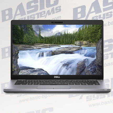 Laptop displaying a scenic wallpaper with a waterfall on a white background with 'Basic Systems' branding.
DELL Latitude 5410 Laptop vtora upotreba 