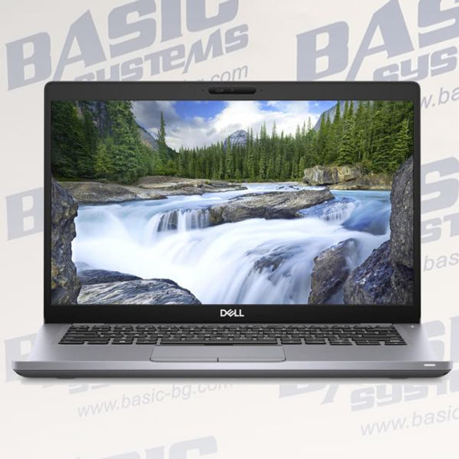 Laptop displaying a scenic wallpaper with a waterfall on a white background with 'Basic Systems' branding.
DELL Latitude 5410 Laptop vtora upotreba 