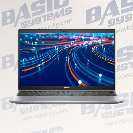 Laptop with a colorful display on a white background with 'Basic Systems' branding.
DELL Latitude 5520 laptop vtora upotreba CPU i5 1145G7