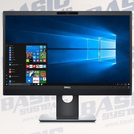 DELL P2418HZm  24" Монитор втора употреба - (1920 x 1080, IPS - матрица, DisplayPort, USB 3.0, HDMI, Камера)