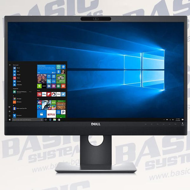 DELL P2418HZm  24" Монитор втора употреба - (1920 x 1080, IPS - матрица, DisplayPort, USB 3.0, HDMI, Камера)