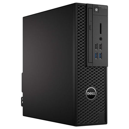Black Dell computer tower on a white background
DELL Precision 3420 SFF Rabotna stantsia vtora upotreba