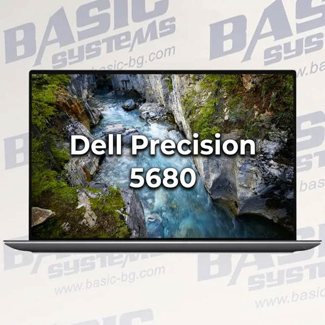 Dell Precision 5680 Лаптоп втора употреба - CPU  i7 13800H, 16GB RAM DDR5, 512GB NVMe, (1920 x 1200), RTX A1000 (6GB, GDDR6), HDMI