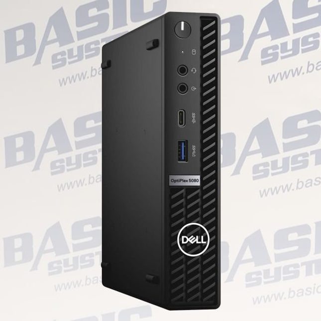 DELL OptiPlex 5080 micro Компютър втора употреба - CPU i5-10400T, 32GB RAM, 256GB SSD, UHD Graphics 630
