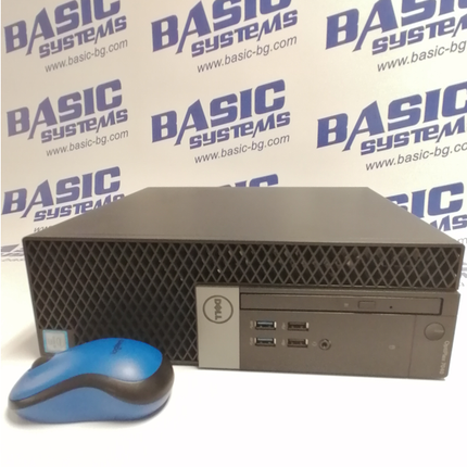 Computer tower with a blue mouse on a white background with 'Basic Systems' branding.
Kompyutar vtora upotreba DELL OptiPlex 7040 SFF - CPU i7-6700
