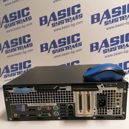 Computer hardware with a blue mouse on a Basic Systems branded background
Kompyutar vtora upotreba DELL OptiPlex 7040 SFF - CPU i7-6700