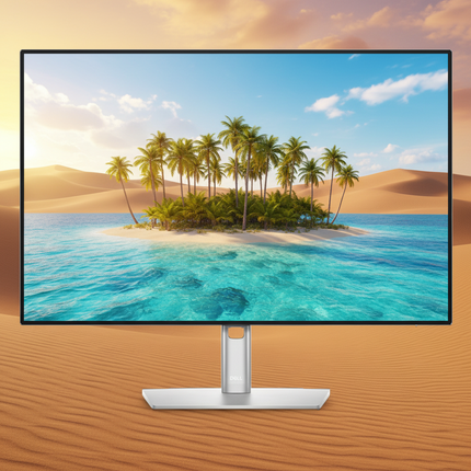Monitor displaying a tropical island scene on a sandy background
24" Monitor vtora upotreba Dell UltraSharp U2421E, WUXGA, IPS, USB-C 3.2 Gen 1, HDMI, DisplayPort