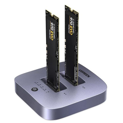 Докинг станция UGREEN 20Gbps Hard Drive, NVMe за два диска и офлайн клониране