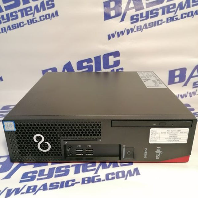 Компютър втора употреба Fujitsu ESPRIMO D538 SFF - CPU  i3 8100 3.60GHz, 8GB RAM, 256GB SSD, UHD Graphics 630