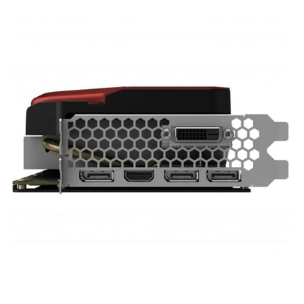 Computer graphics card with honeycomb design on a white background
Gainward GTX 1070 Ti Phoenix Secondary video card, 8GB, 256 bit, GDDR5, Display Port, DVI, HDMI