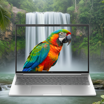 Laptop with a parrot on the screen in front of a waterfall
HP EliteBook 660 G11 16" Laptop vtora upotreba  ULTRA 5 135U - 12 Cores