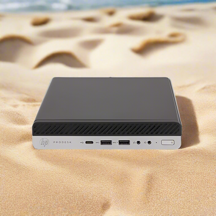 HP ProDesk 600 G5 Desktop Mini Компютър втора употреба - CPU G5420T - 3.20 GHz, 16GB RAM DDR4, 256GB SSD, UHD Graphics 610