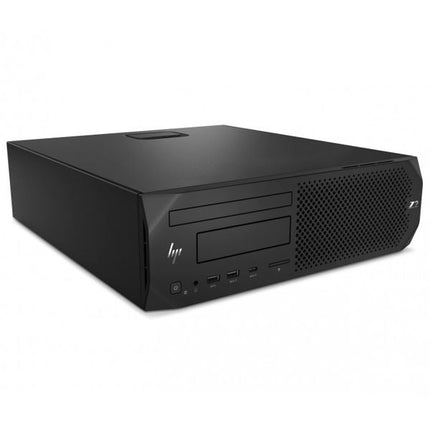 Black HP desktop computer on a white background
HP Z2 Small Form Factor G4 Rabotna stantsia vtora upotreba