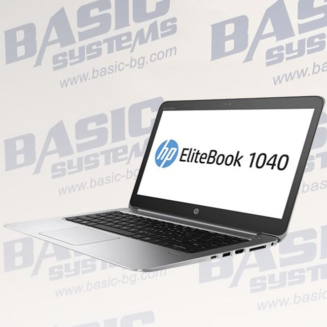 HP EliteBook Folio 1040 G3 Лаптоп втора употреба - CPU i5-6200U, 8GB RAM, 256GB SSD, HD Graphics 520, IPS, 2560x1440