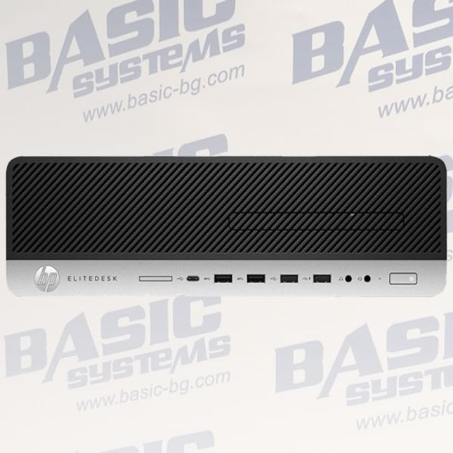HP EliteDesk 800 G4 SFF Компютър втора употреба - CPU i7-8700, 32GB RAM, 256GB NVMe, UHD Graphics 630