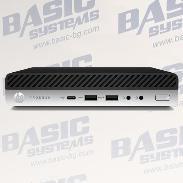 HP EliteDesk 800 G4 Desktop Mini Компютър втора употреба - CPU i7-8700T, 32GB RAM, 1TB NVMe, UHD Graphics 630