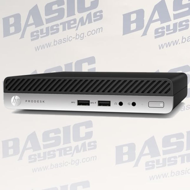HP ProDesk 400 G3 Desktop Mini Компютър втора употреба - CPU i5-6500T - 2.50 GHz, 8GB RAM DDR4, 256GB SSD, UHD Graphics 530
