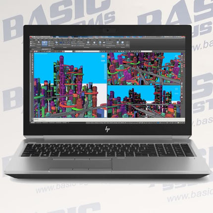 HP ZBook 15 G5 Лаптоп втора употреба - CPU i7-8850H, 16GB RAM DDR4, 256GB NVME, (IPS, 1920x1080), GPU P1000 - 4GB