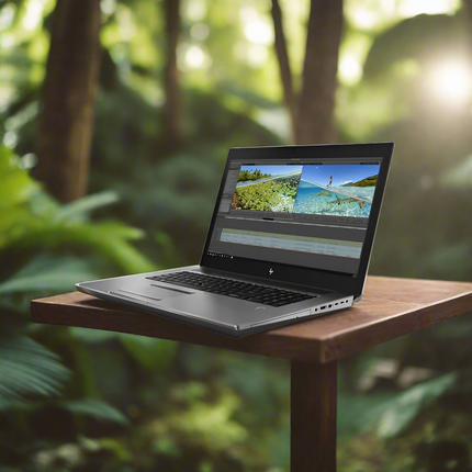 HP ZBook 17 G6 Лаптоп втора употреба - CPU i7-9850H, 64GB RAM DDR4, 1TB NVME, GPU NVIDIA Quadro RTX 4000 - 8GB