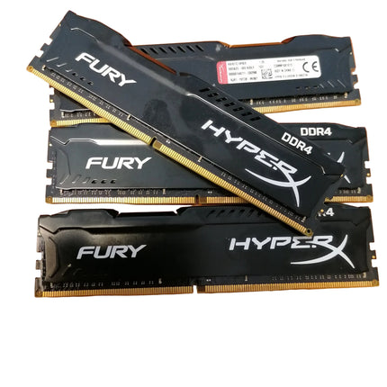 HyperX Fury RAM modules on a white background