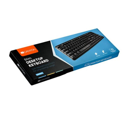 Клавиатура CANYON SLIM DESKTOP CNE-CKEY01 с кабел