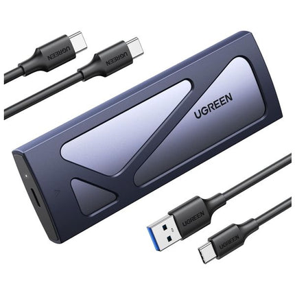 Кутийка UGREEN за NVMe PCIe M.2 USB 3.2 SSD  с Термо пад, скорост на трансфер 10 Gbps