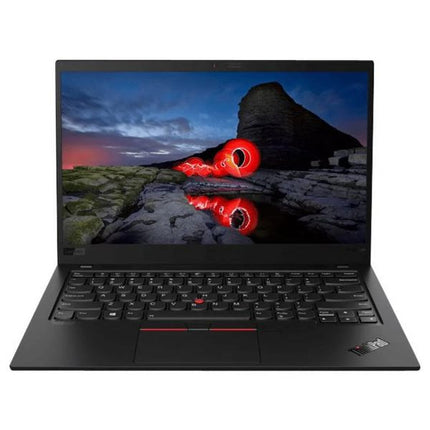 Lenovo ThinkPad X1 Carbon (8th Gen) Laptop vtora upotreba with a scenic display on a white background