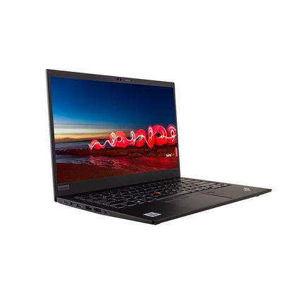 Lenovo ThinkPad X1 Carbon (8th Gen) Laptop vtora upotreba with a scenic display on a white background