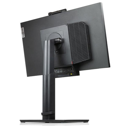 A Lenovo desktop monitor with a black stand, shown from a three-quarters angle against a white background.
24" Lenovo ThinkVision TIO24 Gen 4 Monitor vtora upotreba 