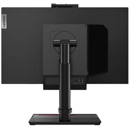 Lenovo ThinkCentre desktop monitor with a black stand and base, shown from the back on a white background.
24" Lenovo ThinkVision TIO24 Gen 4 Monitor vtora upotreba 