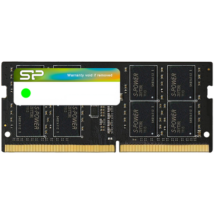 Silicon Power RAM module on a white background