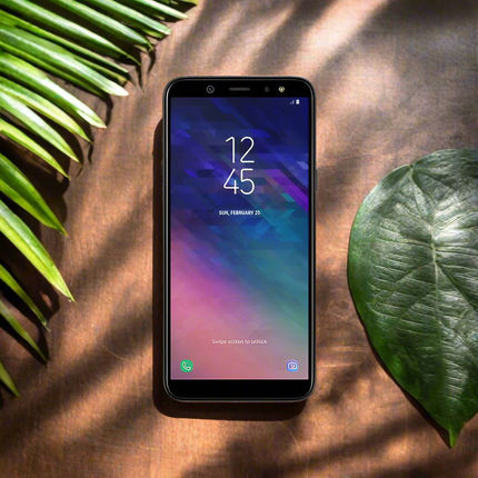 Samsung Galaxy A6 BLACK Smartfon vtora upotreba (V dobro sastoyanie bez zabelezhki)