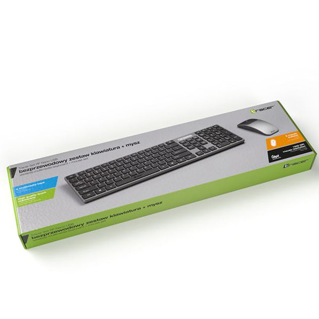TRACER SET RF NANO USB WIRELESS Kлавиатура + Mишка Комплект  (24 месеца гаранция)