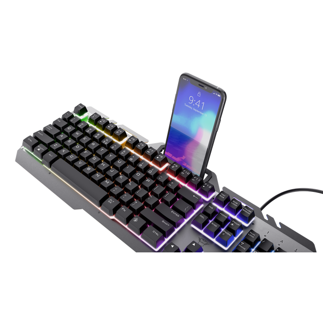 TRUST GXT 853 Esca Metal Gaming Keyboard US 23796