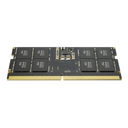 Computer memory module on a white background
