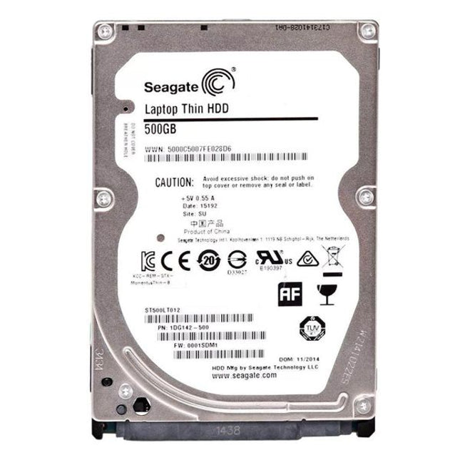Твърд диск за лаптоп втора ръка - SATA - 500GB