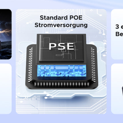 UGREEN PoE Switch 10 Port Gigabit LAN Switch с 8 x PoE Gigabit порта + 2 x Gigabit порта (60 W, VLAN, метален корпус)