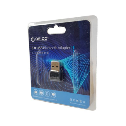 Orico USB Bluetooth adapter in packaging on a white background