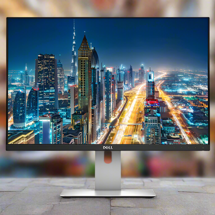 24" Монитор втора употреба DELL U2415 - (1920 × 1200 WUXGA, AH-IPS - матрица, HDMI, DisplayPort)